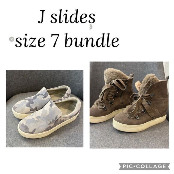 J slides size 7 bundle wedge and slip on - Picture 1 of 3